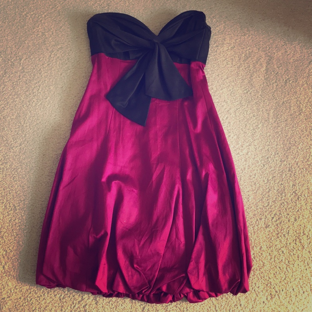 Formal Pink and Black dress